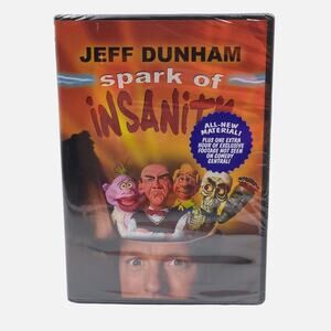 Jeff Dunham Spark of Insanity DVD Brand New Sealed Comedy Comedian Puppets